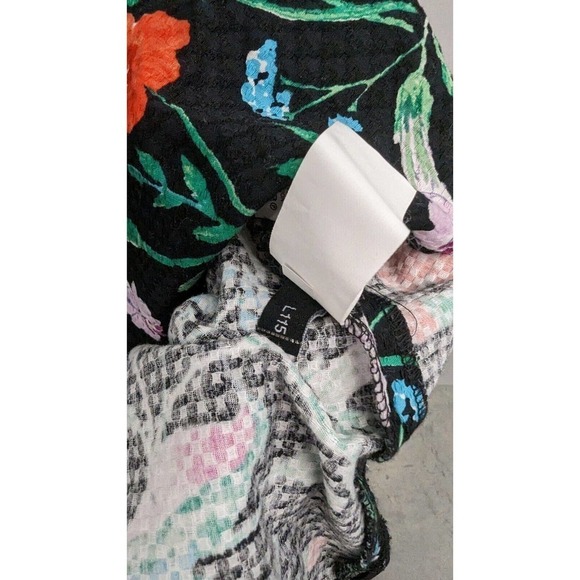 kate spade new york Jardin Tile Jacquard Hummingbird Floral Ruffle Dress Size 2 - Picture 10 of 10